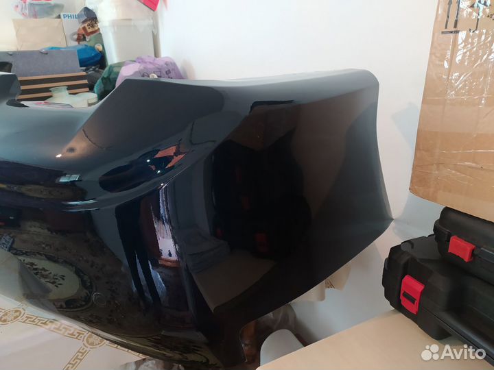 Бампер задний infinity m35 рестайл с парктрониками