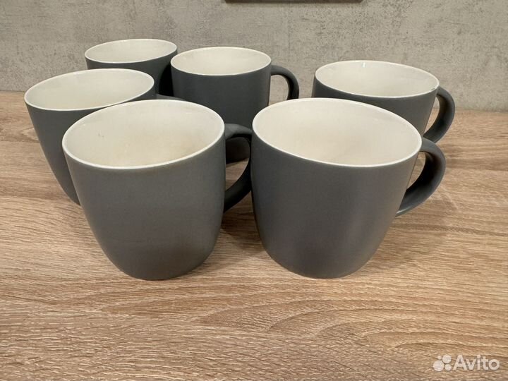 Кружки o'kitchen 360 мл серые