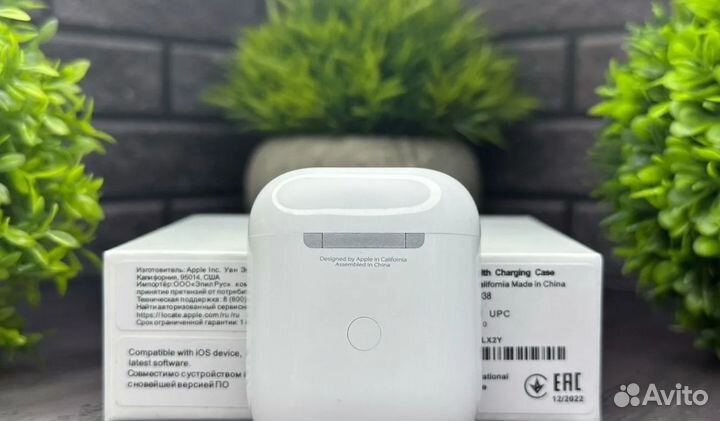 AirPods 2 Premium+ чехол в подарок