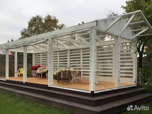 Узнайте стоимость мягких окон для беседок, веранд