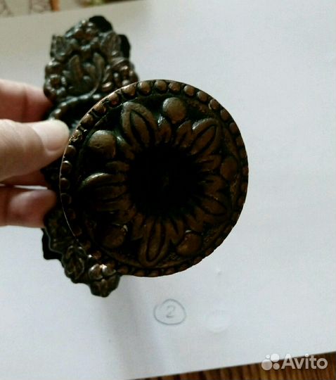 Дверные ручки(СССР) -3шт-идеал.состояние