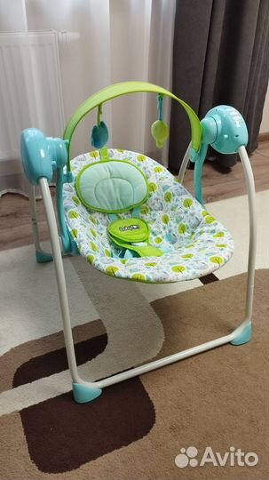 Детские электронные качели babyton