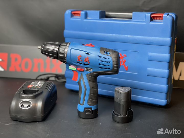 Аккумуляторная дрель-шуруповерт DongCheng 12V