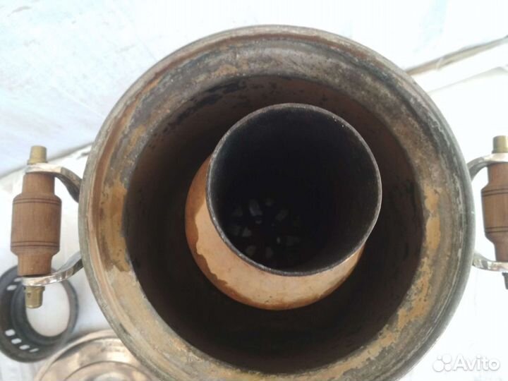 Самовар на дровах (углях) 4 литровый. В отличном с