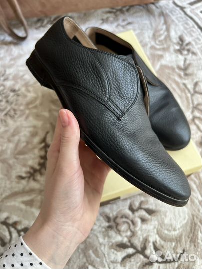 Лоферы кожаные 36