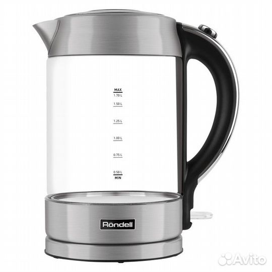 Чайник rondell RDE-1001 2400Вт 1,7л стекло