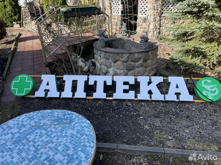 Вывеска Аптека