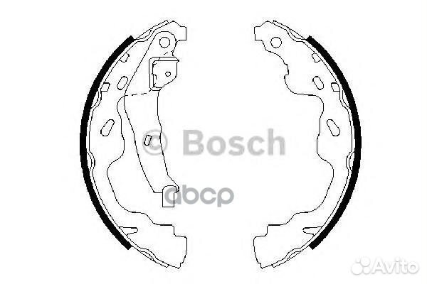 0 986 487 665 колодки барабанные Citroen C1, P