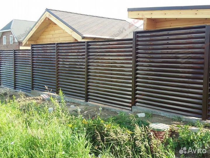 Забор жалюзи Еврозабор