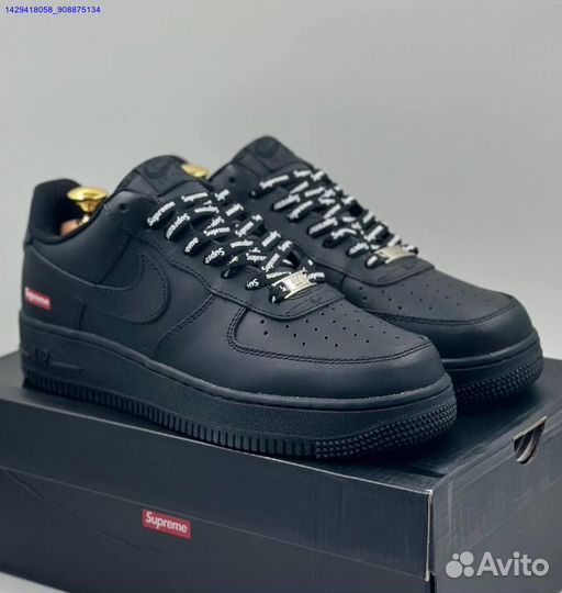 Кроссовки Nike Air Force 1 Low & Supreme (Арт.45533)