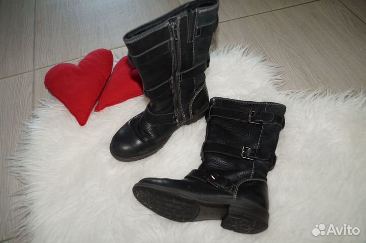 Зимние сапоги ecco