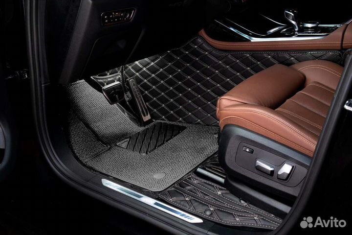 3D Коврики BMW Салон Багажник из Экокожи