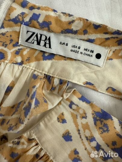 Платье zara s новое