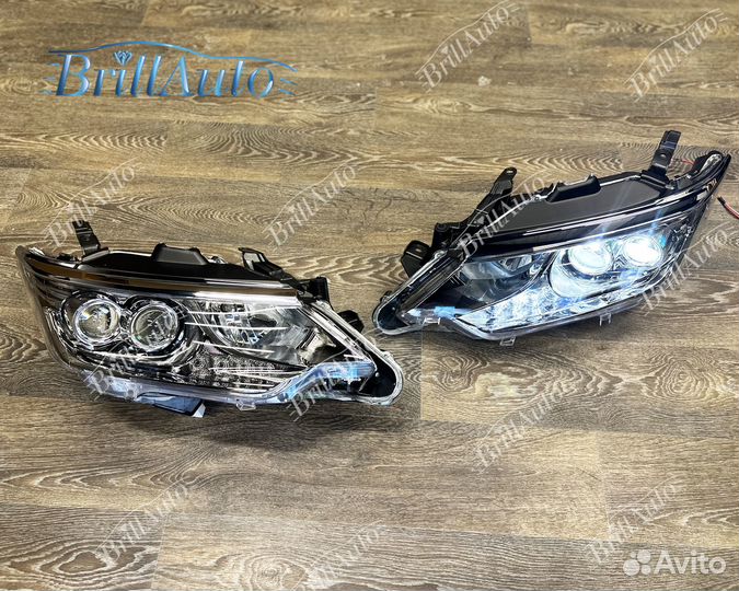 Фары Camry 55 Exclusive 2 линзы LED светодиодные