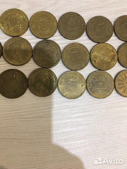 Биметаллические монеты 10 рублей