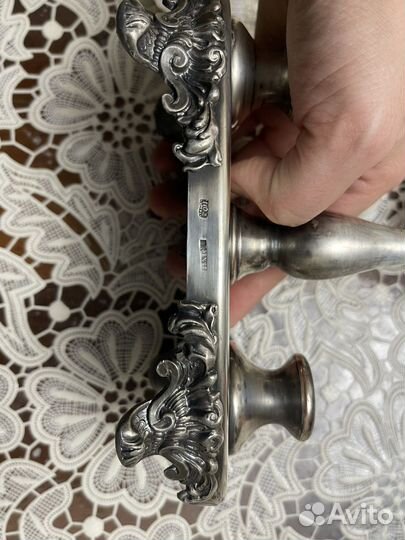 Набор для специй мельхиор старинные