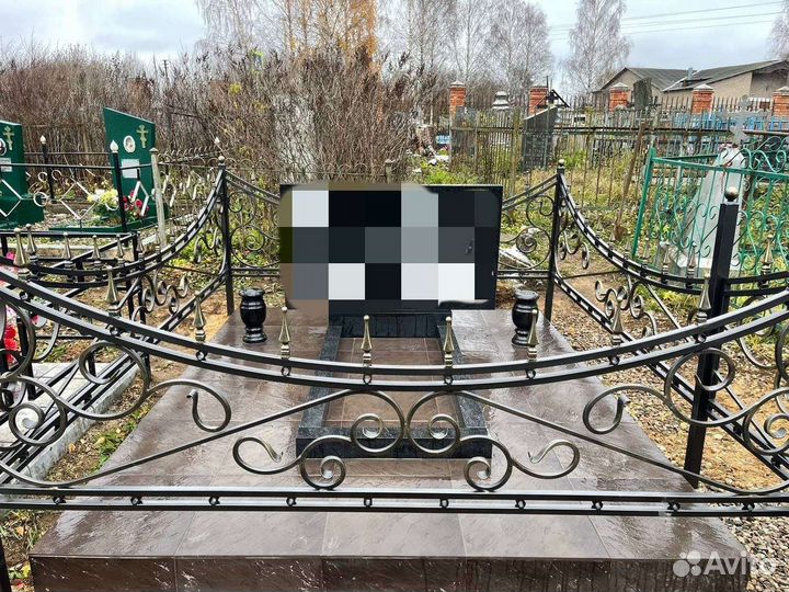 Кованые ритуальные ограды