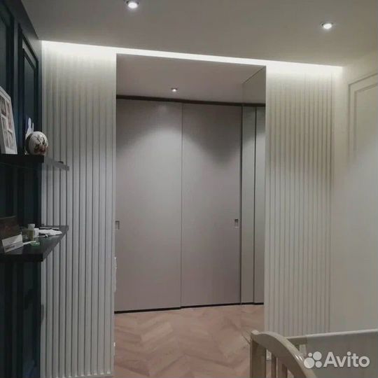 Декоративные реечные перегородки мдф