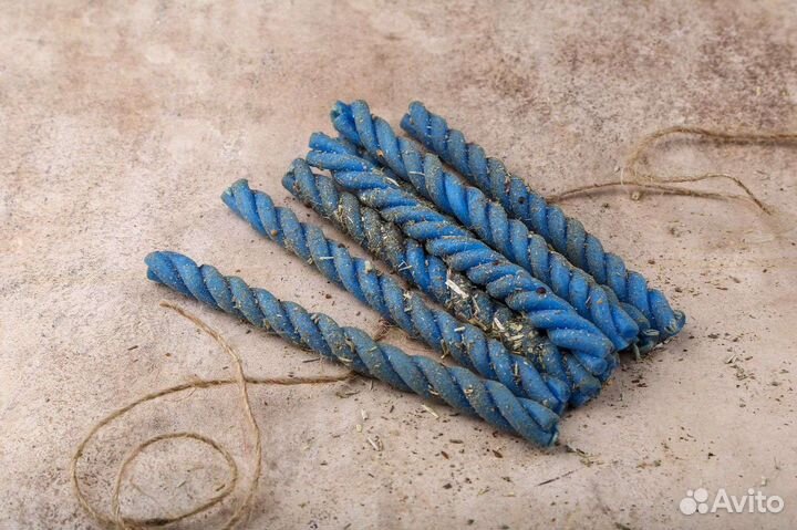 Магические голубые свечи скрутки (+ расклад Таро)