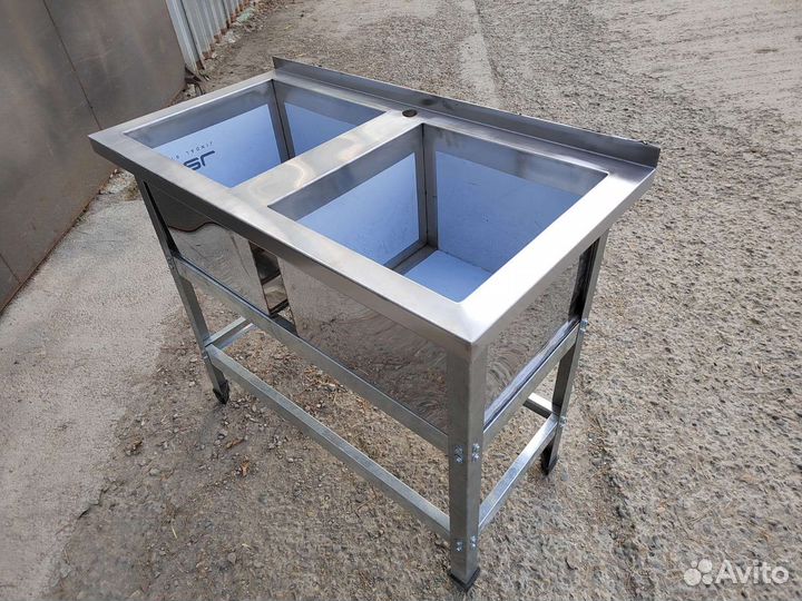 Ванна моечная двухсекционная