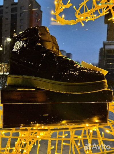 Кроссовки Nike Air Jordan тёплые (Арт.65466)