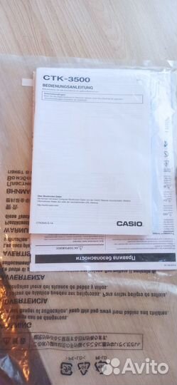 Синтезатор casio ctk 3500