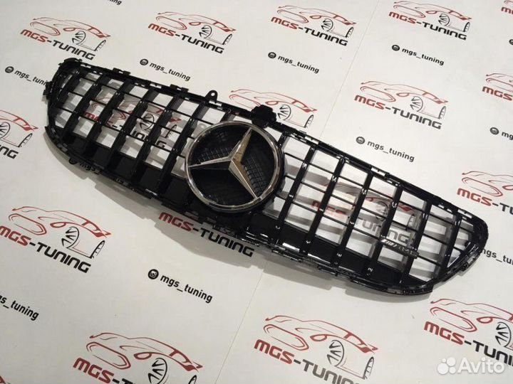 Решетка Mercedes CLS Black W218 GT 14-18 год AMG