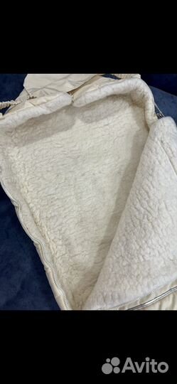 Зимний конверт в коляску на овчине