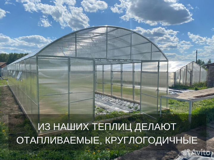 Теплица промышленная фермерская Арт П17274E