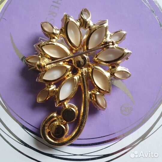 Винтажная брошь США