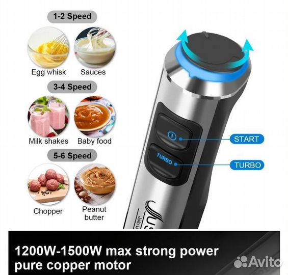 Блендер 4в1 justbuy