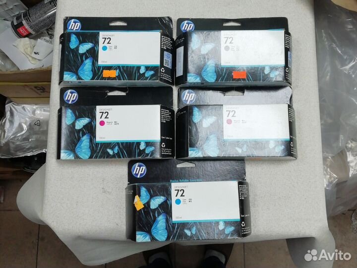 HP72 C9371A/C9372A/C9374A оригинал 130мл