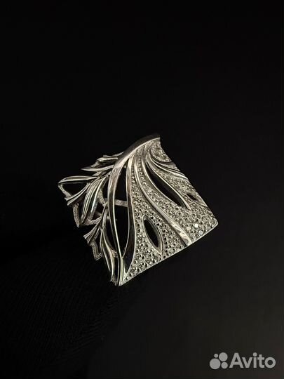 Кольцо из белого золота 585