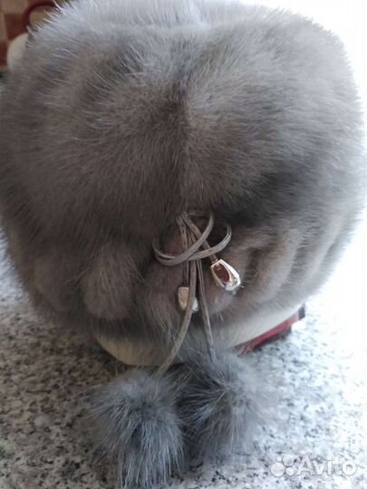 Шапка норковая женская