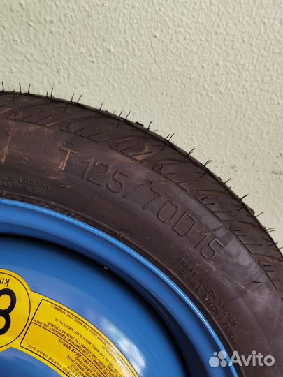 Запасное колесо Kumho T125/70D 15