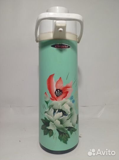 Термос с помпой (Китай)