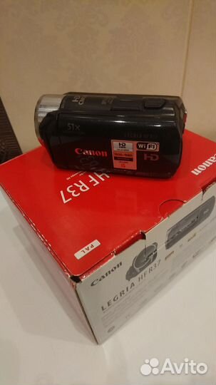 Видеокамера Full HD Canon Legria R 37/карта