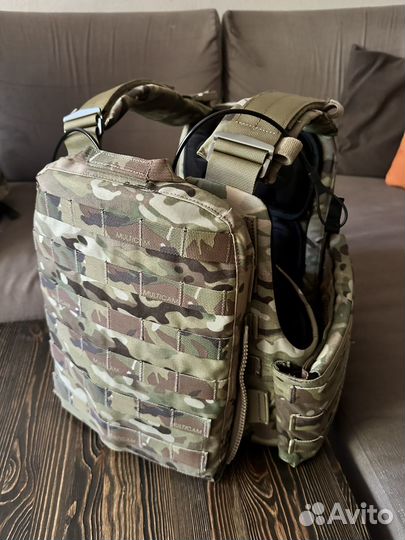 Бронежилет плитник мультикам с быстросбросом срс