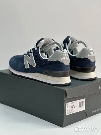 Кроссовки New balance 574 в синый цвете