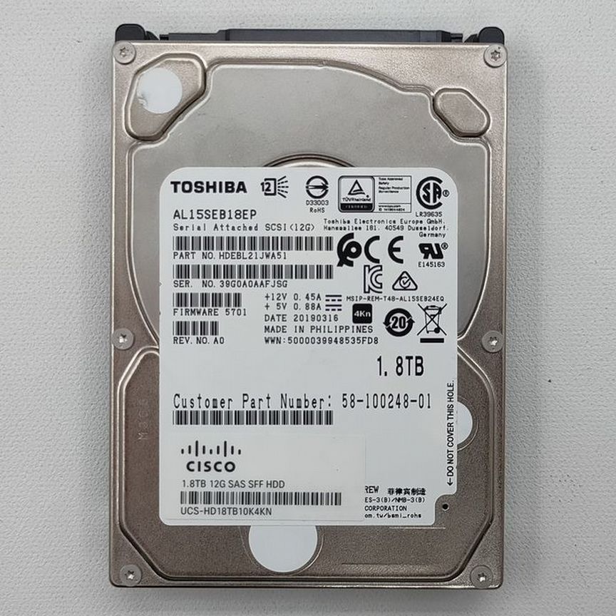 [AL15SEB18EP] Жесткий Диск Hdebl21jwa51, 58-100248