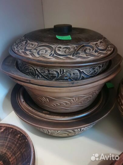 Посуда красная глина