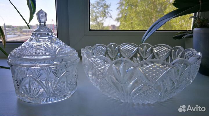 Хрустальный салатник