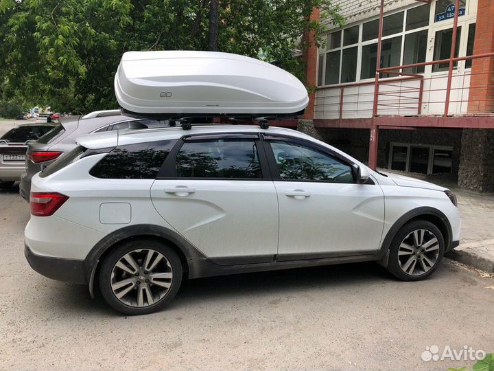Автобокс багажник на крышу LADA Vesta