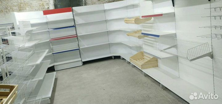 Стеллаж торговый Нордика и Водолей в наличии
