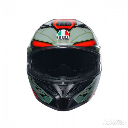K3 DOT(E2206) - kamaleon black/RED/green