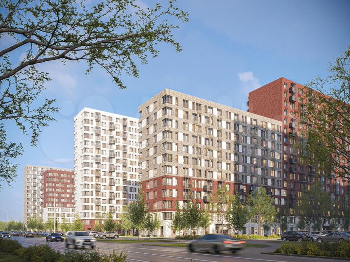 2-к. квартира, 40,6 м², 12/17 эт.