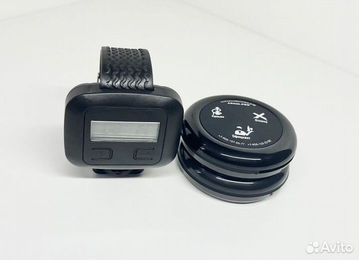 Комплект: часы официанта, кнопка вызова официанта