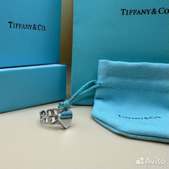 Tiffany кольцо с сердцем