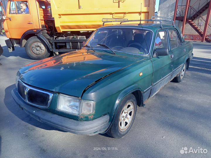 ГАЗ 3110 Волга 2.4 МТ, 1998, 64 000 км