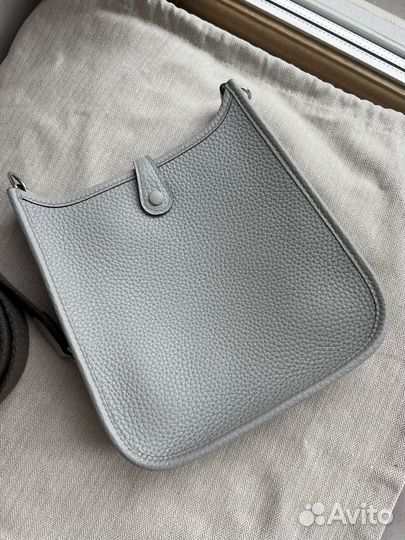 Сумка Hermes Mini evelyne grey